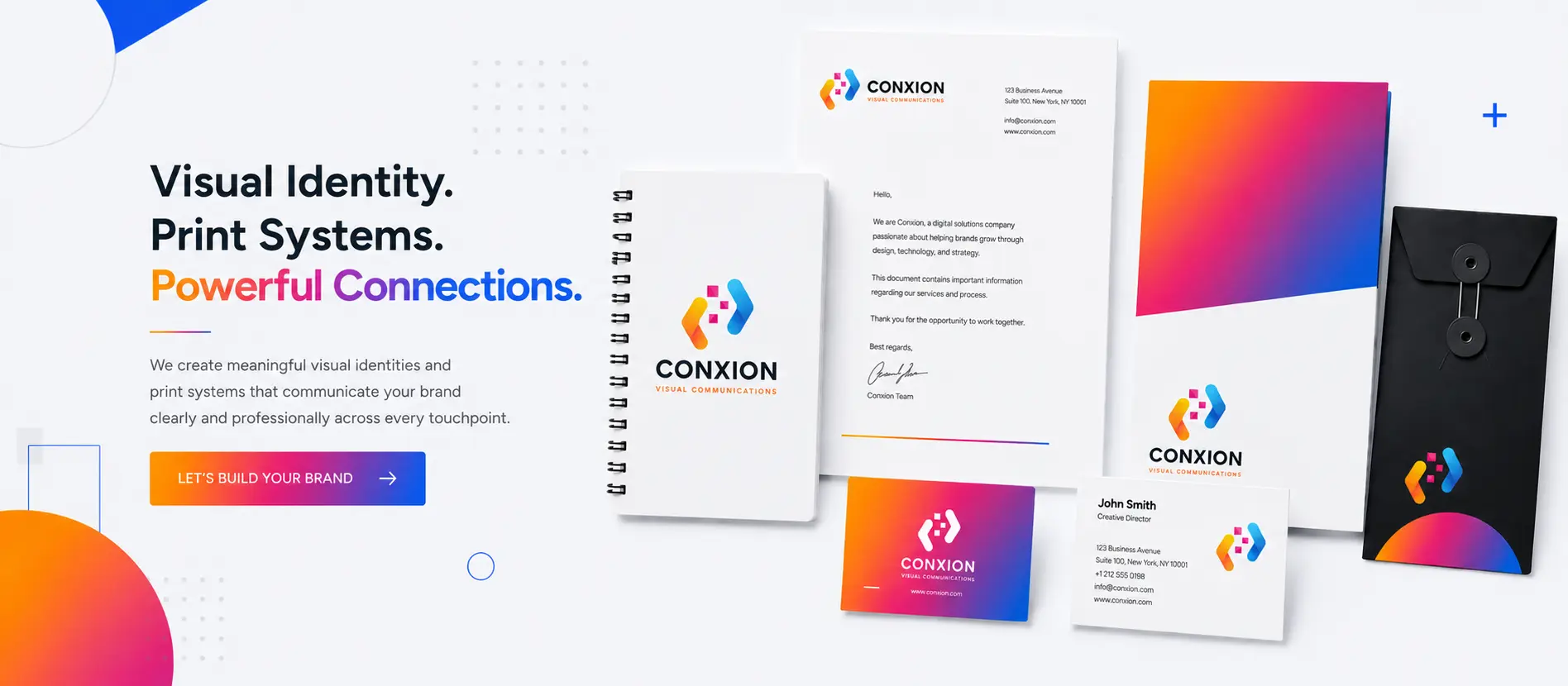 Brand and print design in Greensboro, NC — logos, business cards, brochures and marketing materials