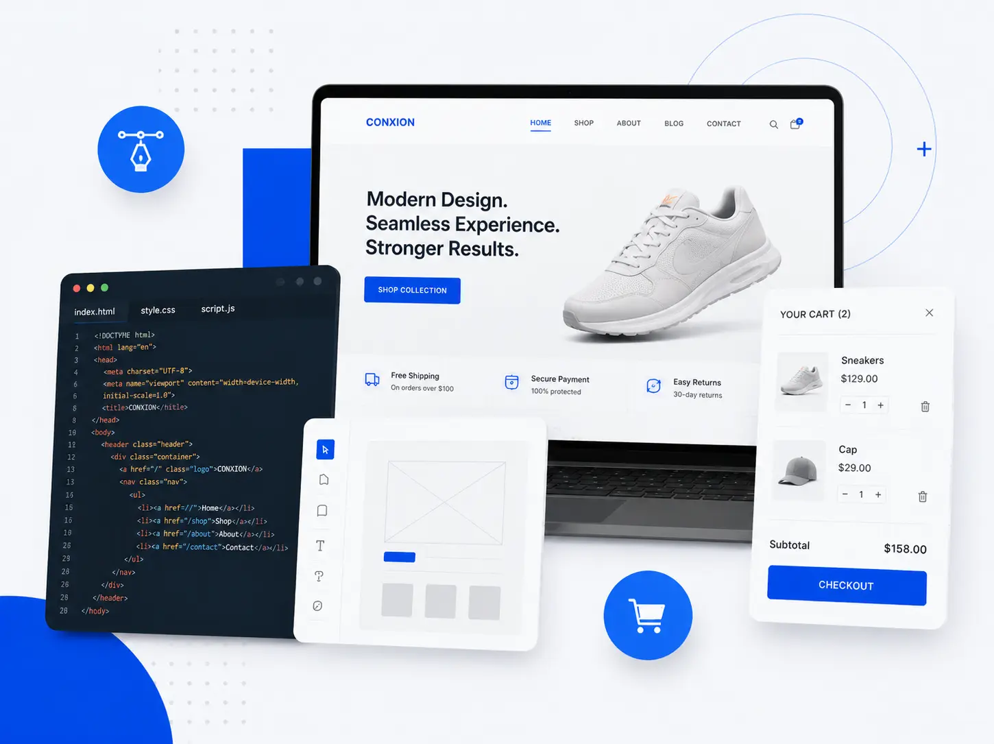 Ecommerce store development in Asheboro, NC — Shopify and WooCommerce